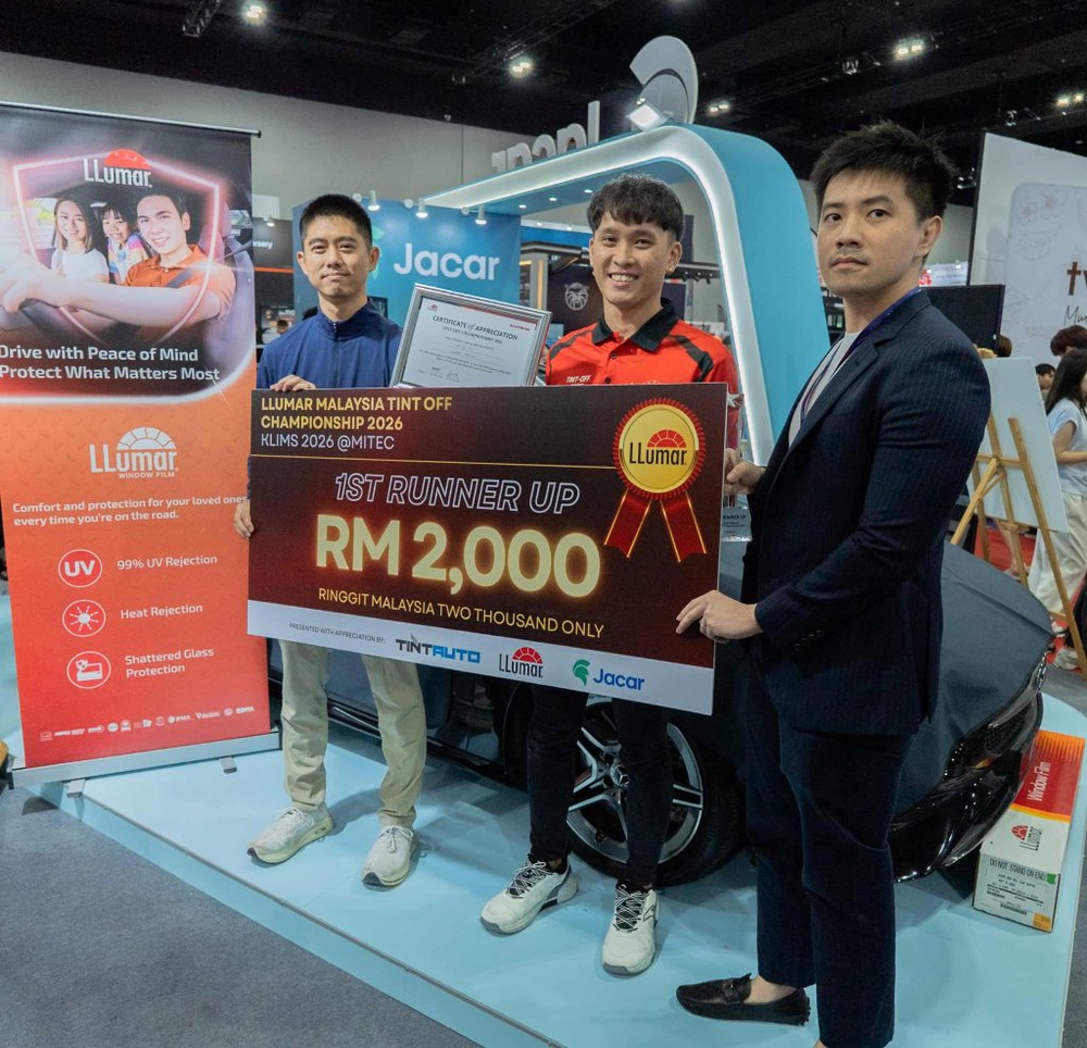 Image from: JACAR x LLumar Tint-Off Championship 2026 Angkat Standard Pemasangan Filem Penapis Haba Ke Tahap Antarabangsa