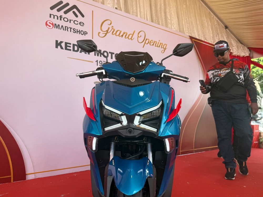 Image from: Mforce Smartshop Kedai Motor Yoon Loi Rasmi Dibuka di Perak, WMOTO Griffin 205 Dilancarkan Untuk Pasaran Malaysia