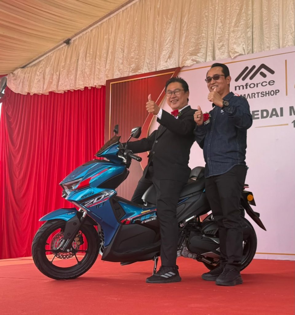 Image from: Mforce Smartshop Kedai Motor Yoon Loi Rasmi Dibuka di Perak, WMOTO Griffin 205 Dilancarkan Untuk Pasaran Malaysia
