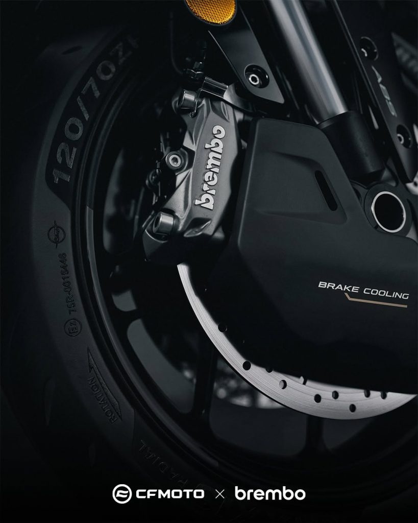 Image from: CFMOTO Perkukuh Kerjasama Bersama Brembo, Isyarat Kesungguhan Membina Jenama Bertaraf Dunia