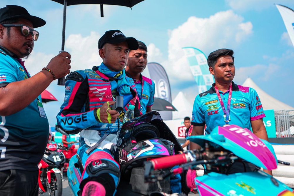 Image from: VOGE Racing Team Kutip Data Penting Di Jempol, Sasar Prestasi Lebih Baik Pada Pusingan Seterusnya