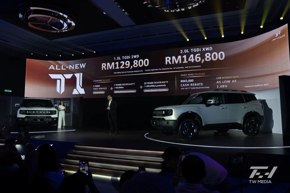 Image from: JETOUR T1 Dilancarkan di Malaysia, SUV Urban Moden dengan Teknologi Pintar dan Dua Pilihan Enjin