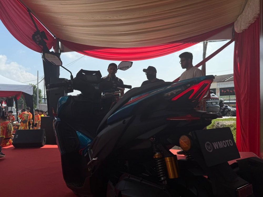 Image from: Mforce Smartshop Kedai Motor Yoon Loi Rasmi Dibuka di Perak, WMOTO Griffin 205 Dilancarkan Untuk Pasaran Malaysia
