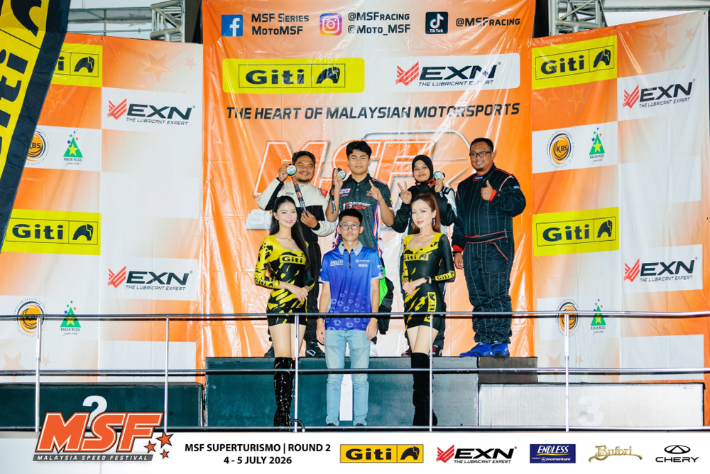 Image from: MSF Super Turismo Saturday Night Super Sprint 2026: Keputusan Super Series, Production Series & Cup Series