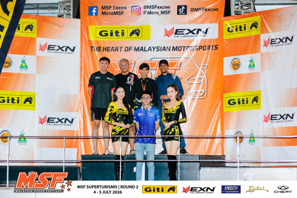 Image from: MSF Super Turismo Saturday Night Super Sprint 2026: Keputusan Super Series, Production Series & Cup Series