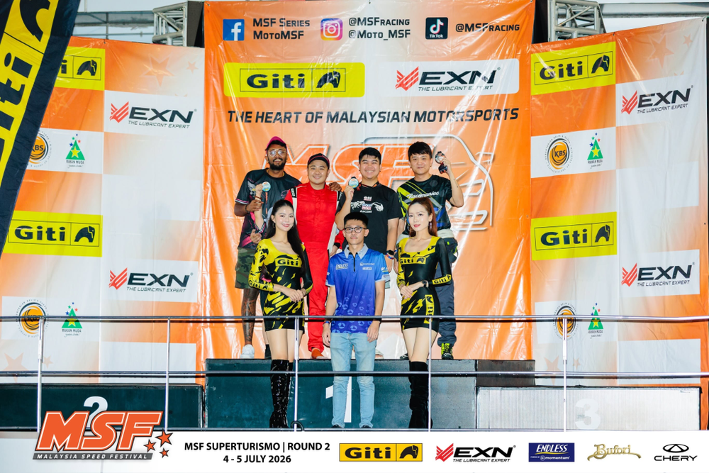 Image from: MSF Super Turismo Saturday Night Super Sprint 2026: Keputusan Super Series, Production Series & Cup Series