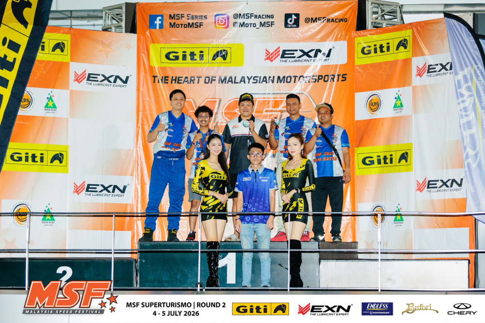 Image from: MSF Super Turismo Saturday Night Super Sprint 2026: Keputusan Super Series, Production Series & Cup Series