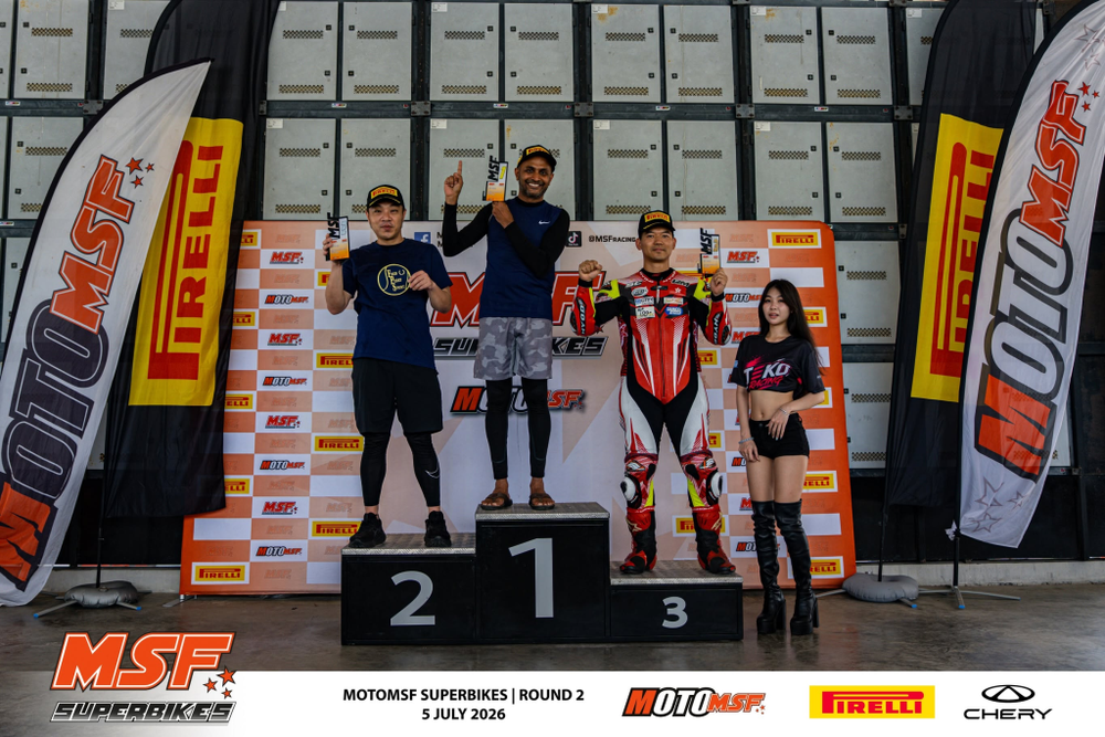 Image from: Keputusan Pusingan 2 MSF Superbikes dan MotoMSF 2026: Superbikes & American V-Twin Meriahkan Sepang