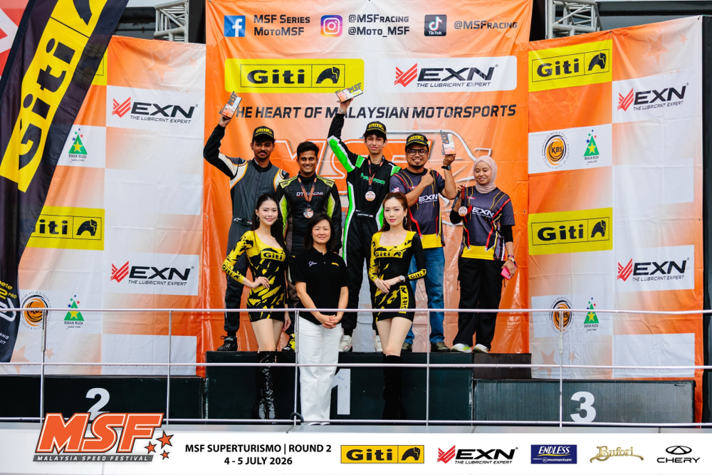 Image from: Aksi Penuh Taktikal Di Sepang, Pemenang Pusingan 2 MSF Racing 2026 Dimuktamadkan