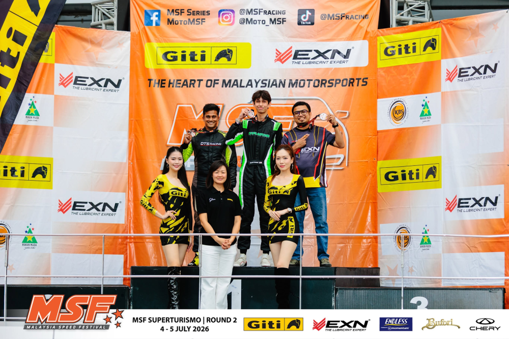 Image from: MSF Super Turismo Saturday Night Super Sprint 2026: Keputusan Super Series, Production Series & Cup Series