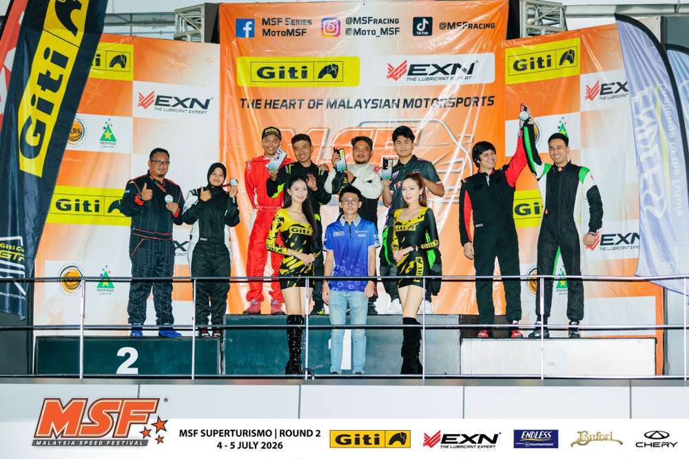 Image from: Aksi Penuh Taktikal Di Sepang, Pemenang Pusingan 2 MSF Racing 2026 Dimuktamadkan