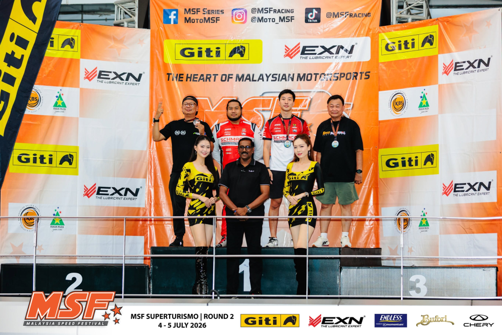 Image from: MSF Super Turismo Saturday Night Super Sprint 2026: Keputusan Super Series, Production Series & Cup Series
