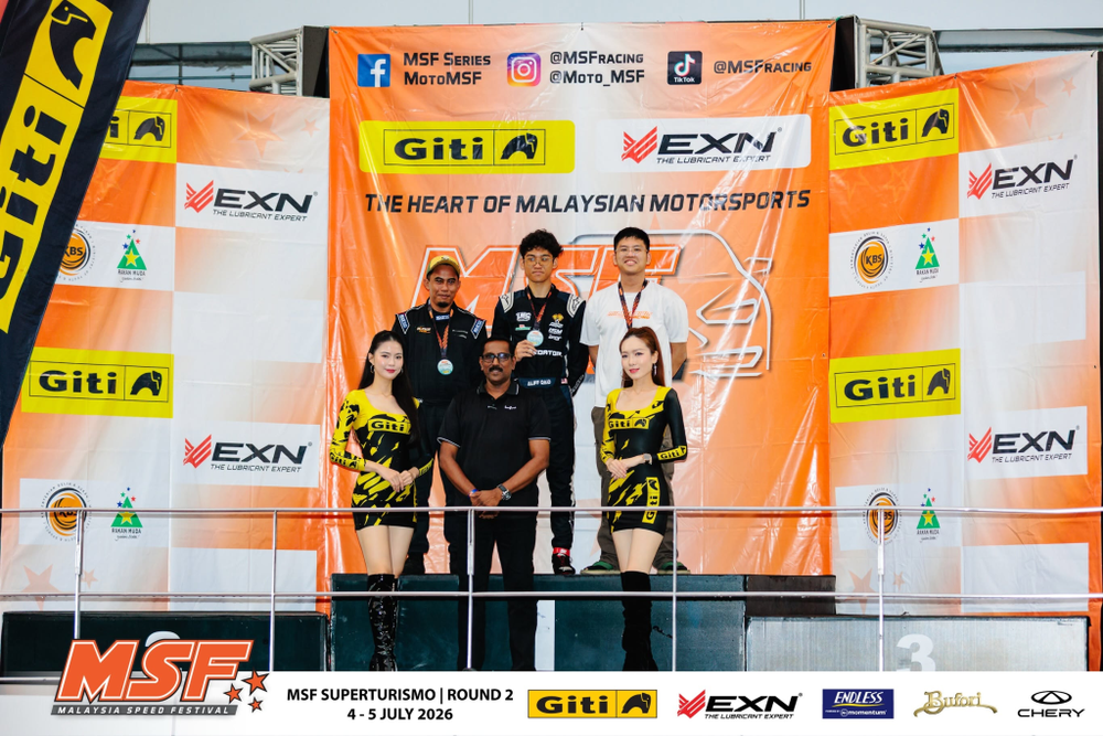 Image from: MSF Super Turismo Saturday Night Super Sprint 2026: Keputusan Super Series, Production Series & Cup Series