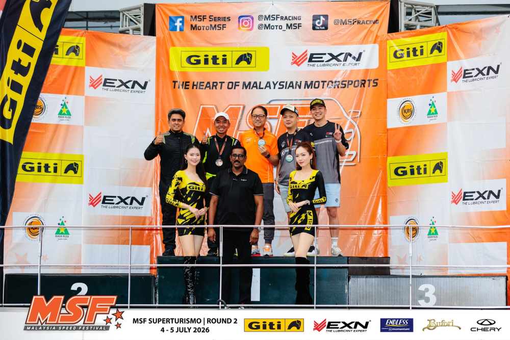Image from: MSF Super Turismo Saturday Night Super Sprint 2026: Keputusan Super Series, Production Series & Cup Series