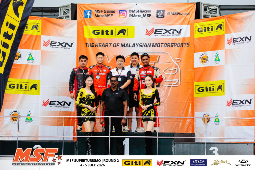 Image from: MSF Super Turismo Saturday Night Super Sprint 2026: Keputusan Super Series, Production Series & Cup Series