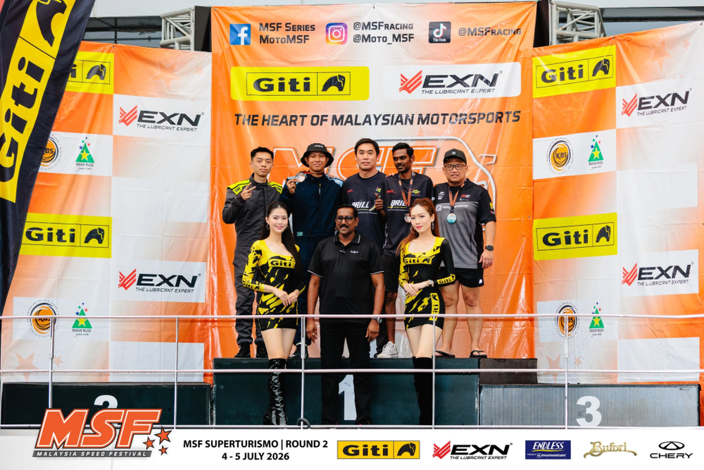 Image from: MSF Super Turismo Saturday Night Super Sprint 2026: Keputusan Super Series, Production Series & Cup Series