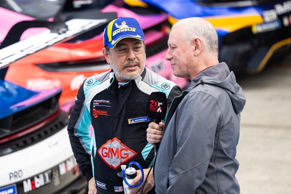 Image from: Naquib Azlan, Adrian D’Silva & Douglas Khoo Wakil Malaysia Dalam Porsche ARBox Carrera Cup Asia 2026