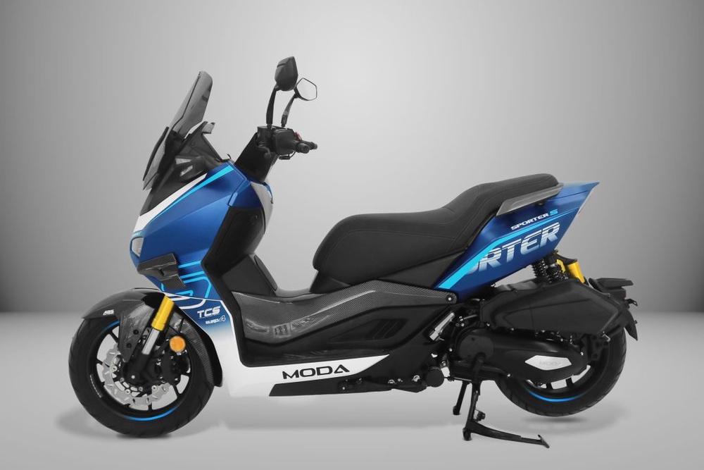 Image from: MODA Lancar Sporter S SKII Baharu: Tampil Ciri Canggih Skrin TFT 7-Inci, Winglet Aerodinamik & Dashcam HD