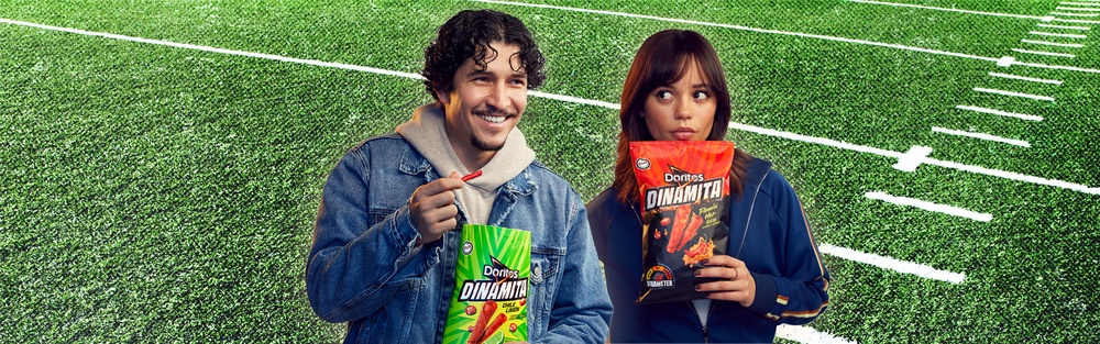 Jenna Ortega And Danny Ramirez Star In A Superbowl Ad For New Doritos ...