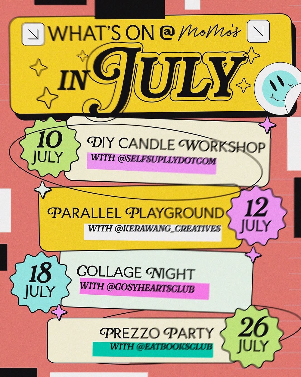Collage Night @ MoMo's KL poster