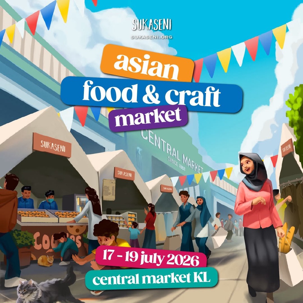 SukaSeni Asian Food & Craft Market @ Central Market KL poster
