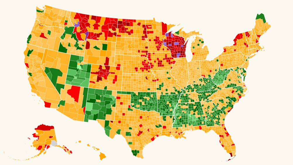This Interactive Map Ranks Every County In America From Drunkest To Driest Counties That Drink The Most Map Google 