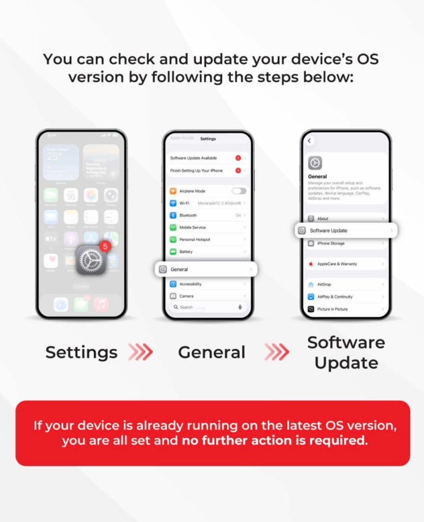 Image from: Update your phone OS now: Public Bank app will no longer support iOS 15 and Android 11