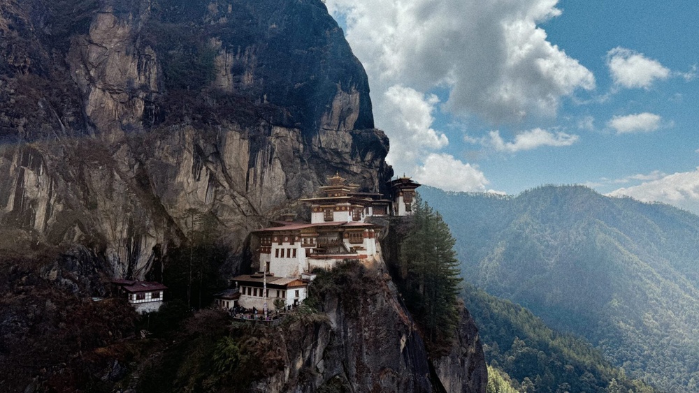 Tiger’s Nest Monastery, set at 3,120m, impossibly built into the side of a rock cliff