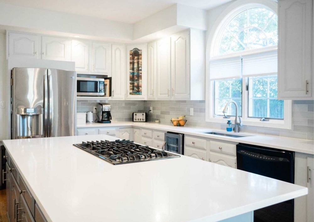 Porcelain Countertop kitchen cabinet