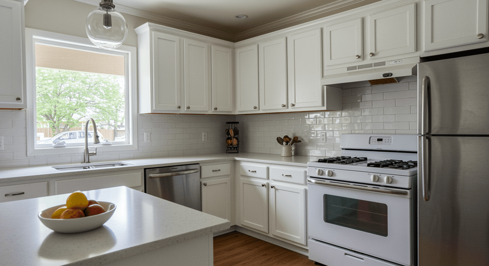 Kitchen Cabinet, Budget Friendly Kitchen, kitchen cabinets, kitchen countertops, kitchen decor, home kitchen tips, choosing home kitchen cabinets, a good kitchen design, choosing kitchen cabinet tips, good kitchen cabinet options, good kitchen countertop choices, planning an aesthetic kitchen