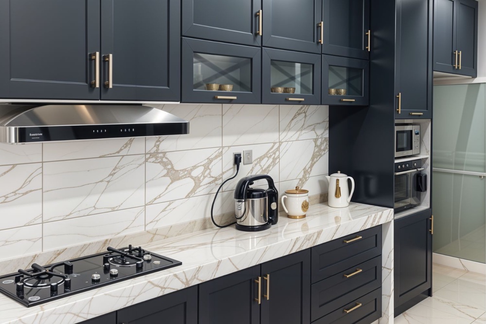 aluminium kitchen cabinets, aluminium, kitchen cabinets, Kitchen Cabinet Johor