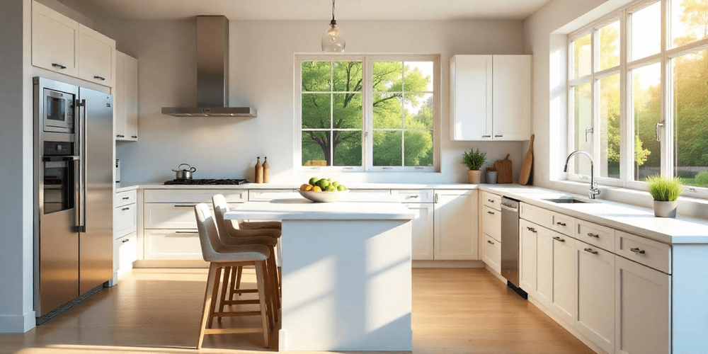 Quick Kitchen Refresh, kitchen design, new kitchen look, kitchen appearance, kitchen decor, kitchen planning, home kitchen tips, tips for good kitchen planning, kitchen door replacement, kitchen door changing tips, a good kitchen design, tips for planning a kitchen design, kitchen cabinet door options, AmpQuartz kitchen cabinets, cabinet designers, cabinet makers