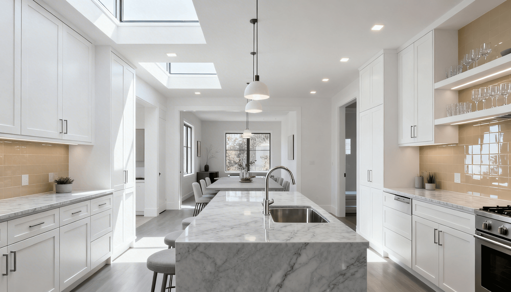 luxuty kitchen, luxuty kitchen ideas, Kitchen Upkeep Secrets, kitchen cleaning secrets, keep kitchen cabinets neat, light coloured cabinet maintenance, kitchen maintenance, light cabinet care, light cabinet care tips