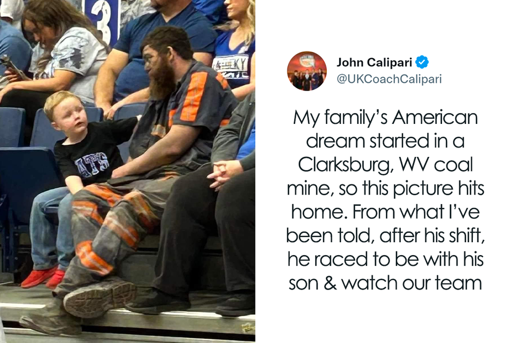 Miner Goes Viral For Rushing To Take His 3YearOld Son To His First