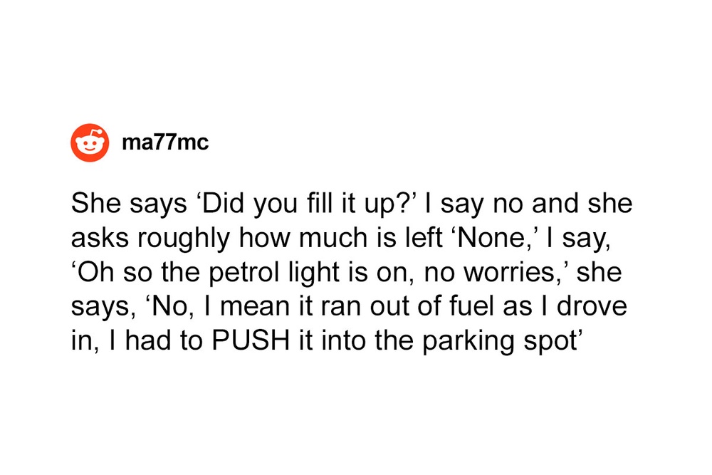 “Return The Car Empty. Done” Guy Maliciously Complies With Car Rental