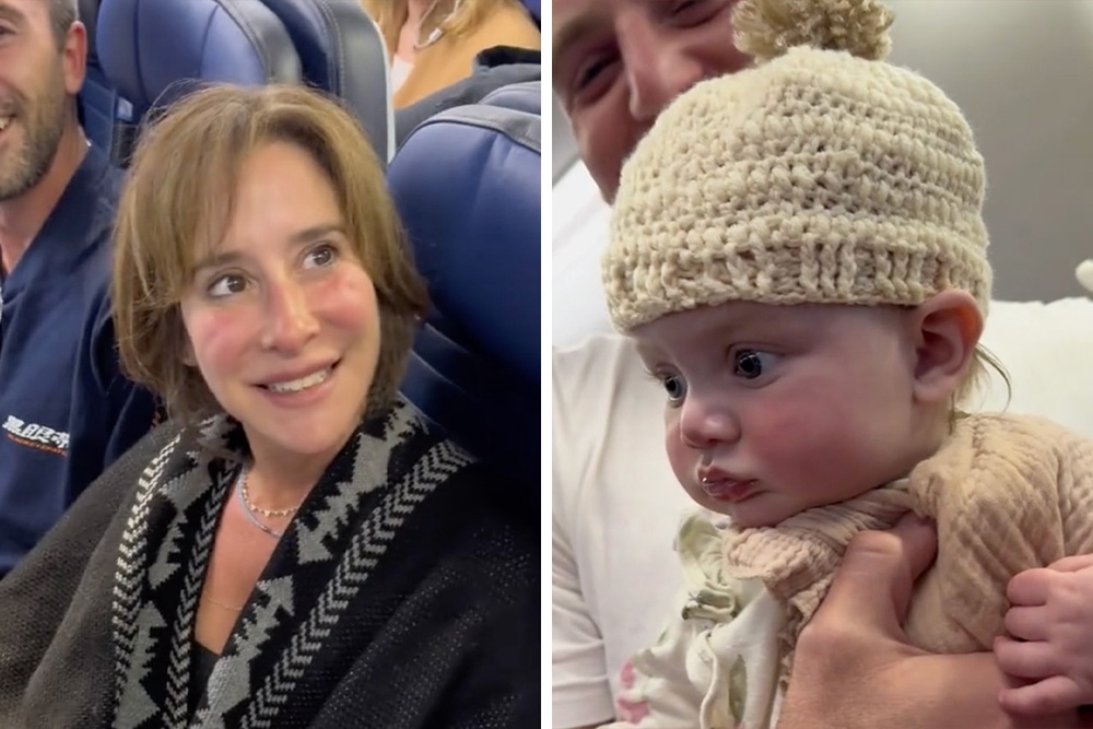 Video With 8M Views Shows Baby Receiving A Crocheted Beanie From