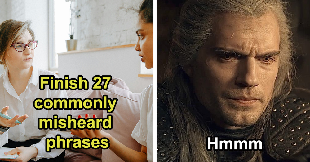 Misheard Questions Example From ‘Rest To Sure’ To ‘Rest Assured’: Spot These 27 Misheard Phrases ...