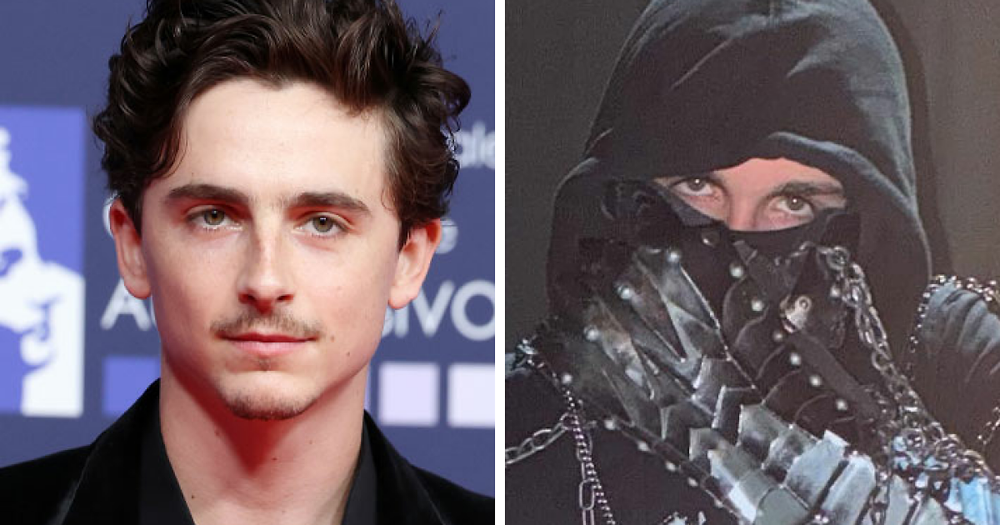 Fans Are Convinced Timothée Chalamet Is Secretly Masked Rapper EsDeeKid ...