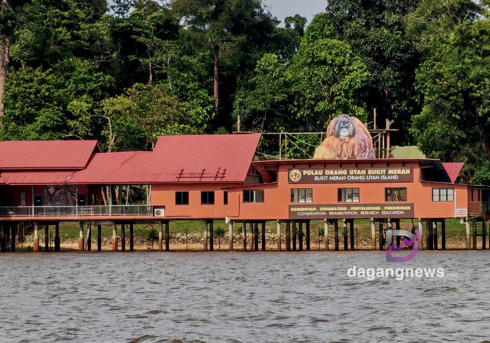 Pusat Orang Utan yang terletak di Bukit Merah Laketown Resort. Gambar: NAIM AZIZ / DAGANGNEWS
