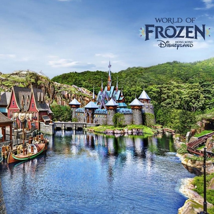 World's first Frozen movies-themed attraction opens at Hong Kong ...