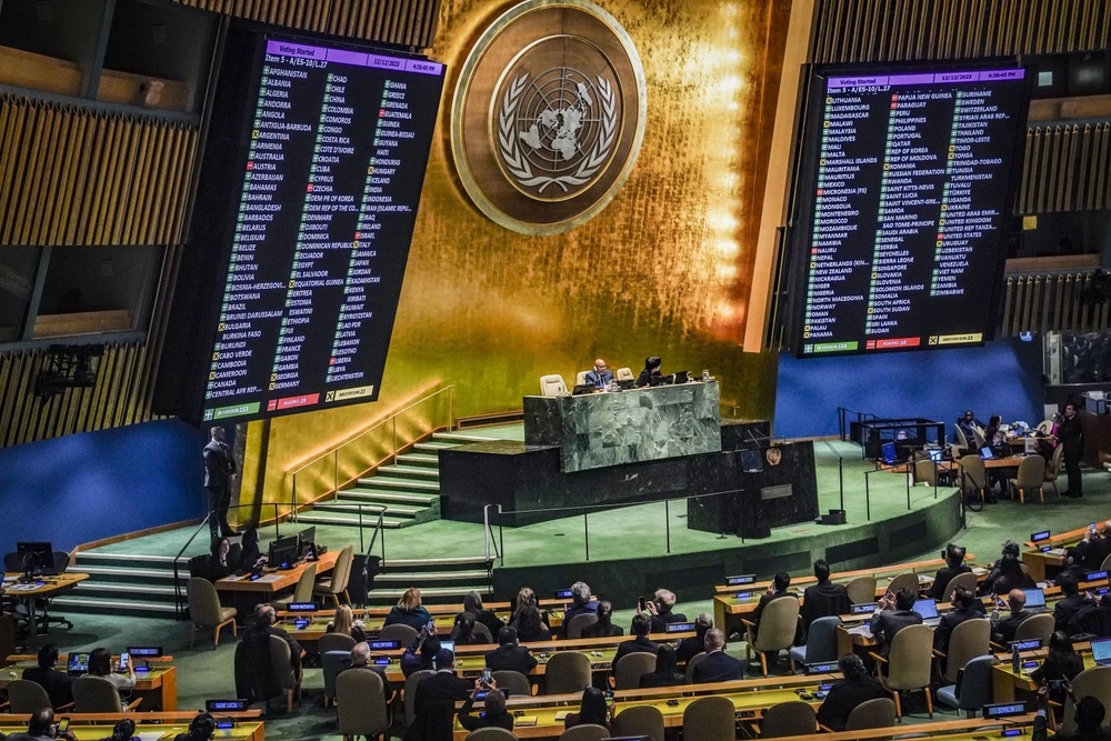 UN General Assembly Votes Overwhelmingly To Demand Humanitarian ...