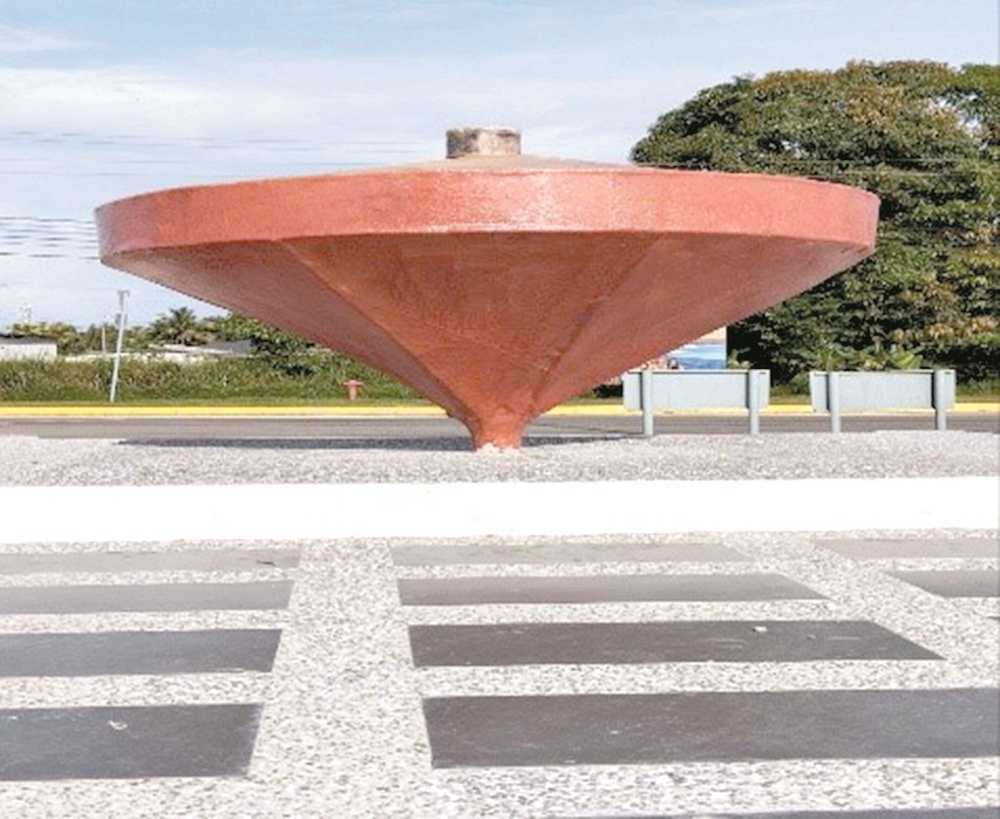 Sipitang landmark at roundabout