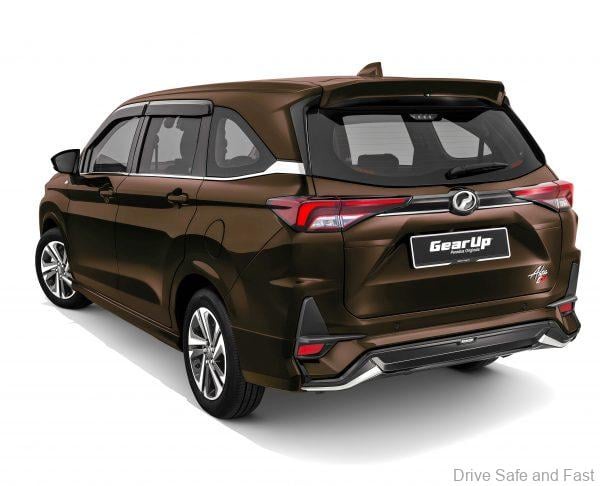 perodua alza rear end