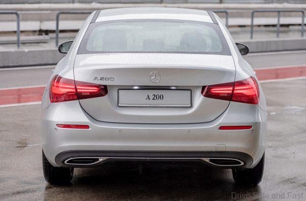 mercedes-benz a200 rear