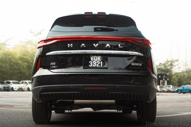 haval h6 hev in black