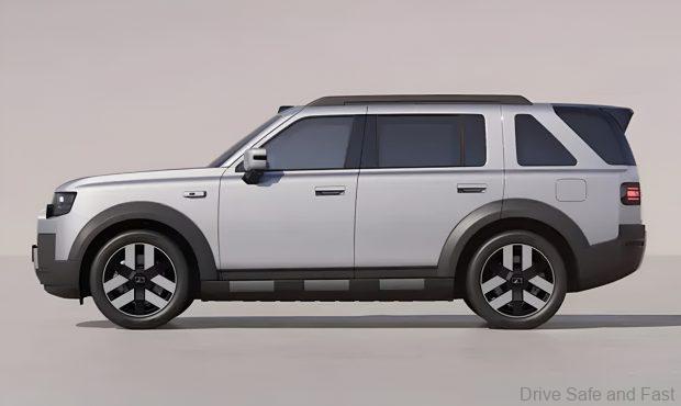 chery Freelander 8 side profile