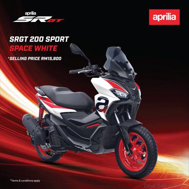 Image from: 2026 Aprilia SR GT 200 Sport Returns to Malaysia with New Accessible Pricing