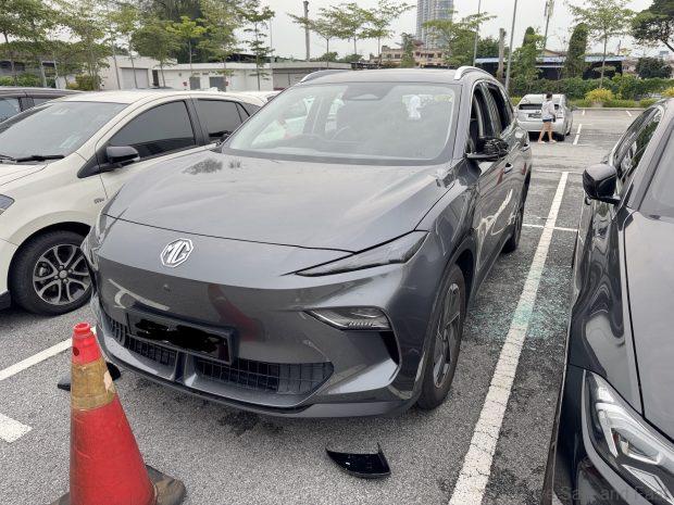 Image from: MGS5 EV Vandalised In Bamboo Hills Car Park