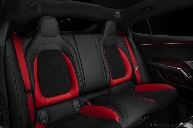 mercedes-amg gt 4 door rear seats