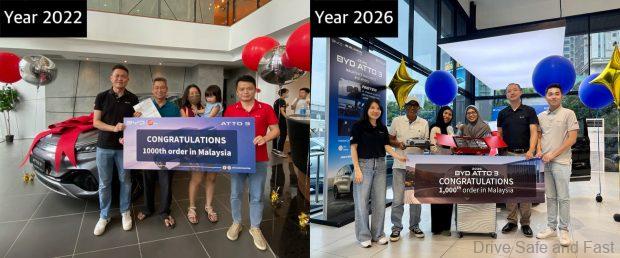 Image from: History Repeats: 2026 BYD Atto 3 Explodes In Popularity With 1,000 Bookings Within 10 Days of Launch